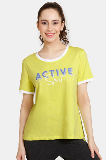 Buy Rosaline Easy Movement Relaxed Top - Yellow Plum